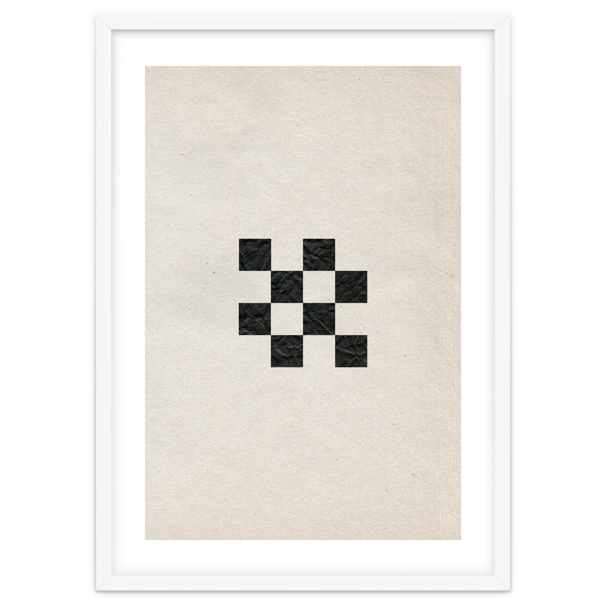 Monochrome chess board