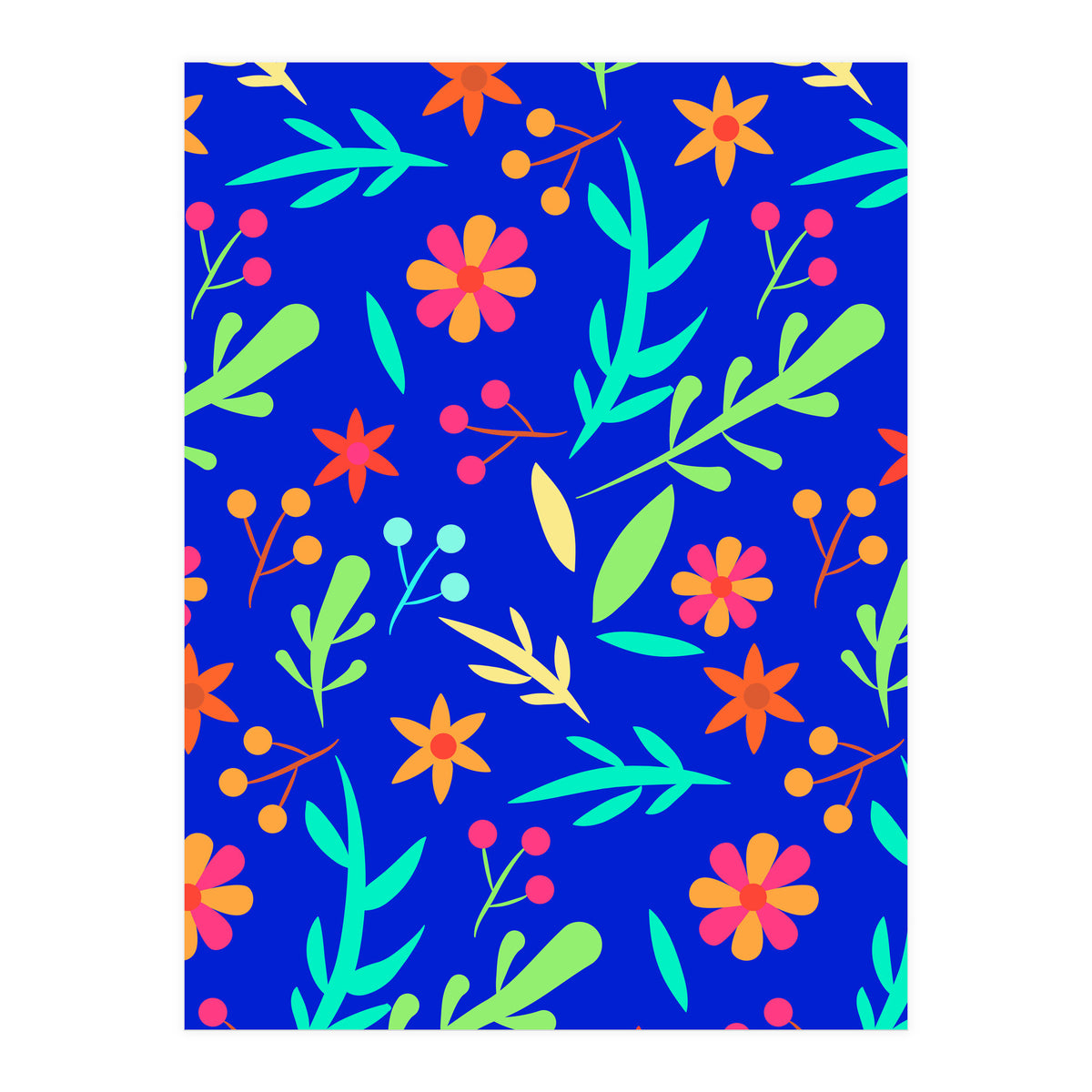 Blue Garden (Print Only)