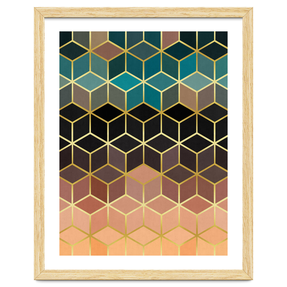 Colorful and golden pattern III