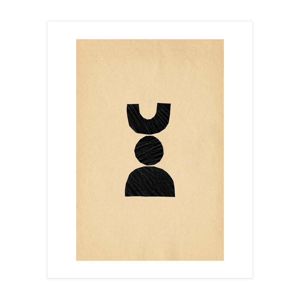 Abstract balancing shapes (Print Only)