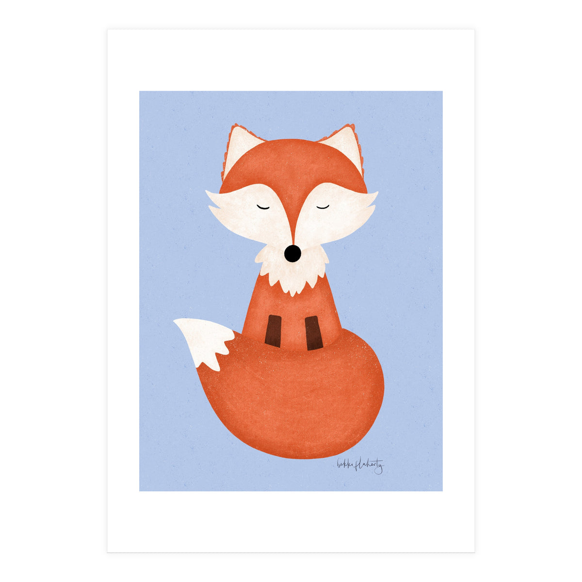 Sleeping Fox (Print Only)