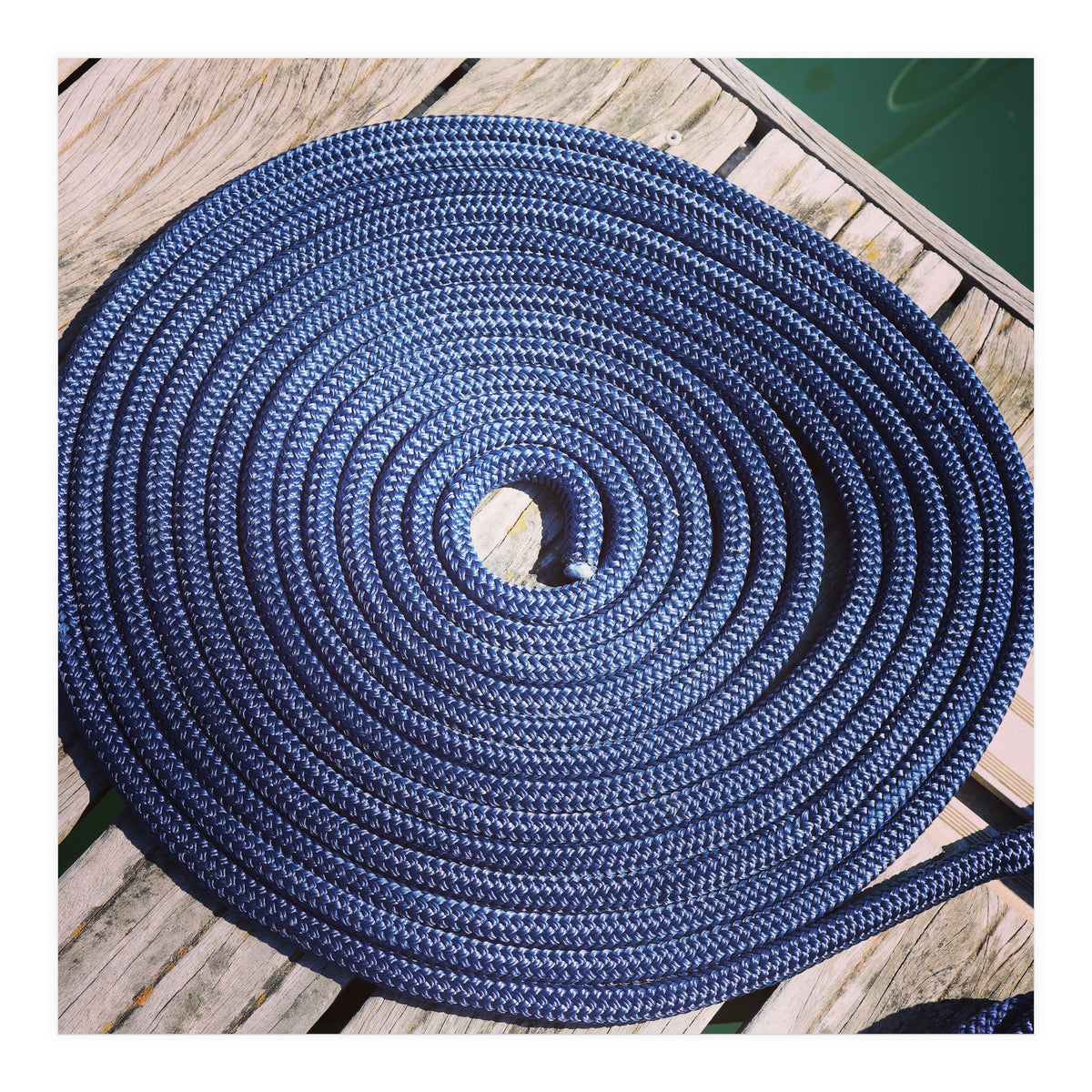 Blue rope coil (Print Only)