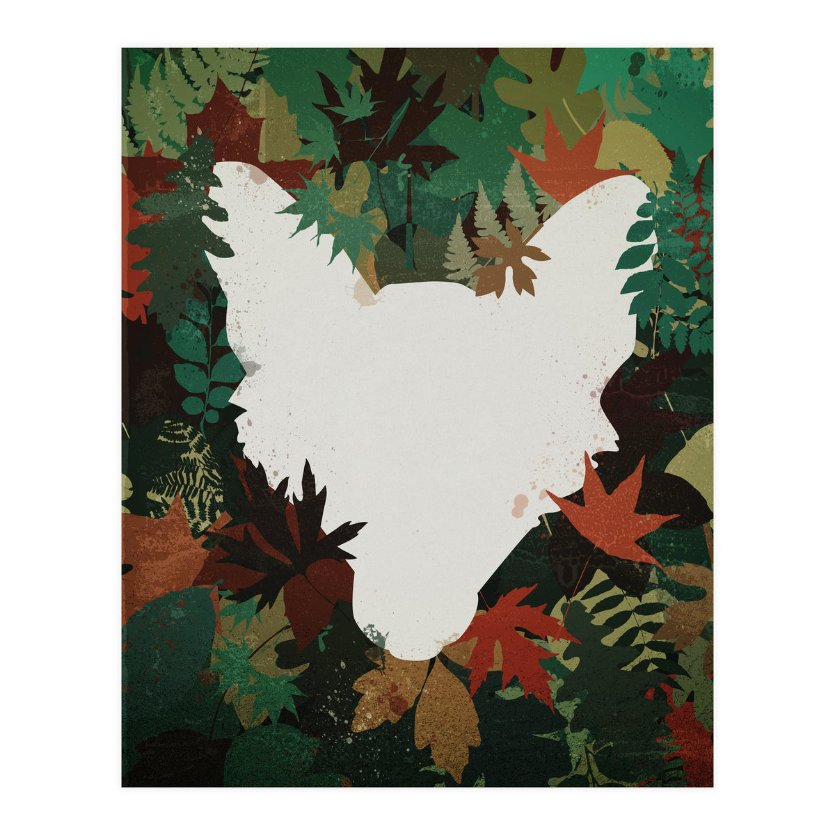 Hidden fox (Print Only)