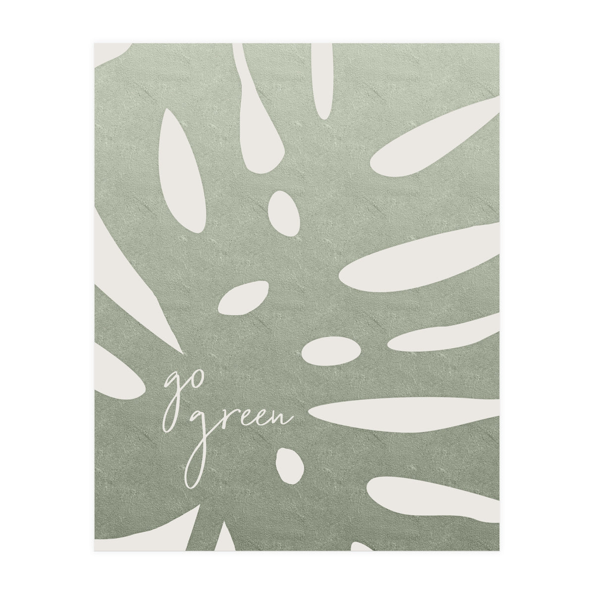 Go green (Print Only)