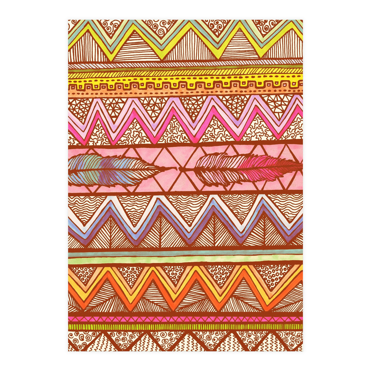 Two Feathers (Print Only)