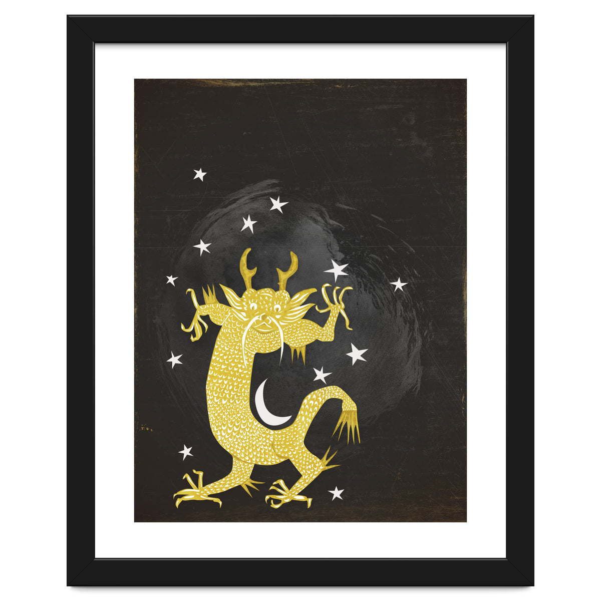 Vintage Cosmos: Golden Dragon