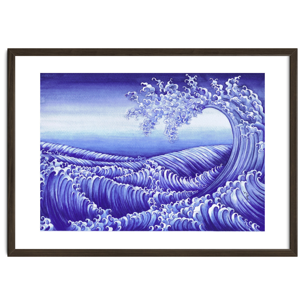 Turbulent Water Triptych part 3