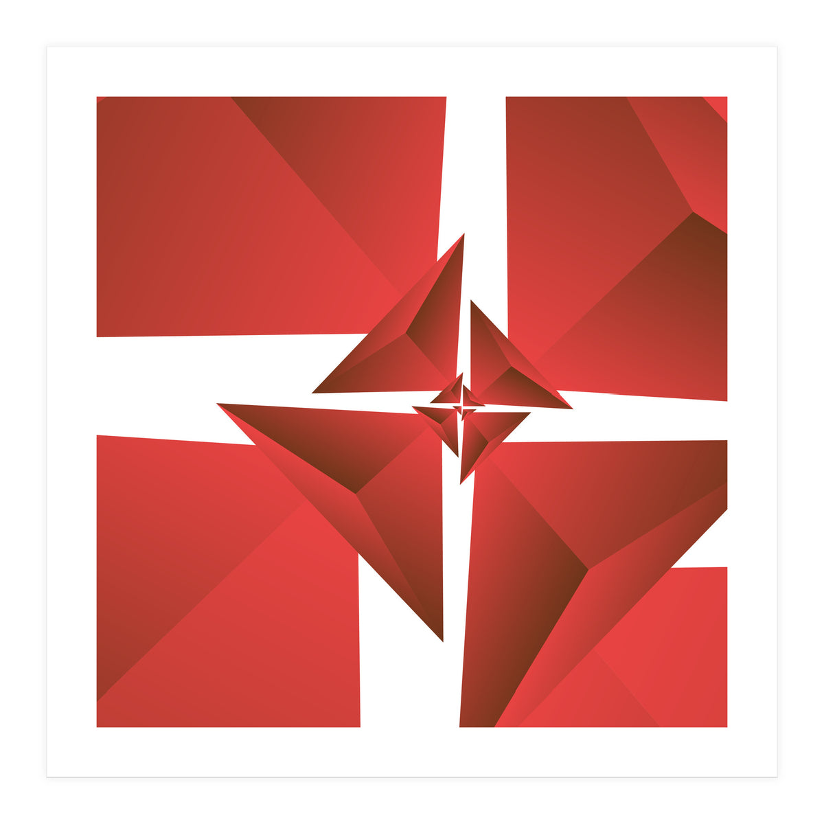 Trendy Triangle Pattern (Print Only)