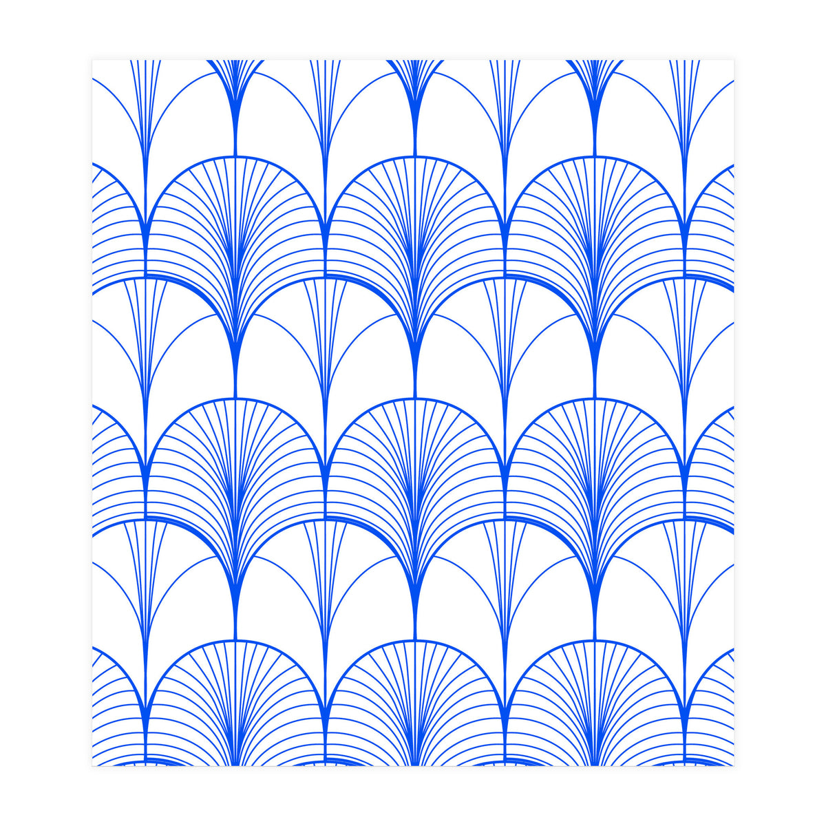 Art Deco Blue (Print Only)