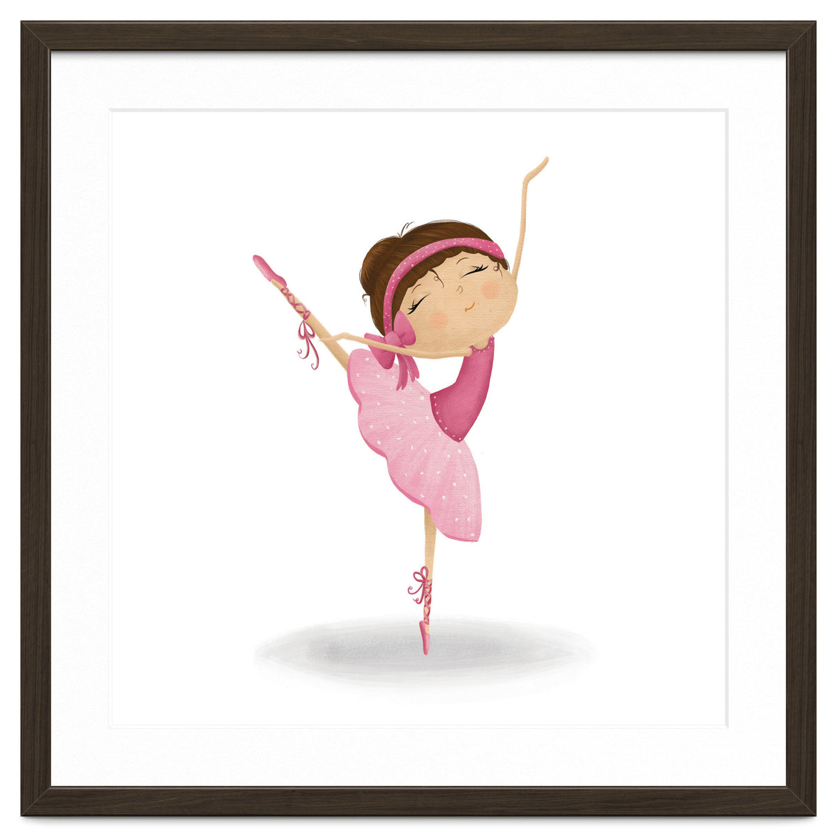 Adorable Ballerina Nursery Print