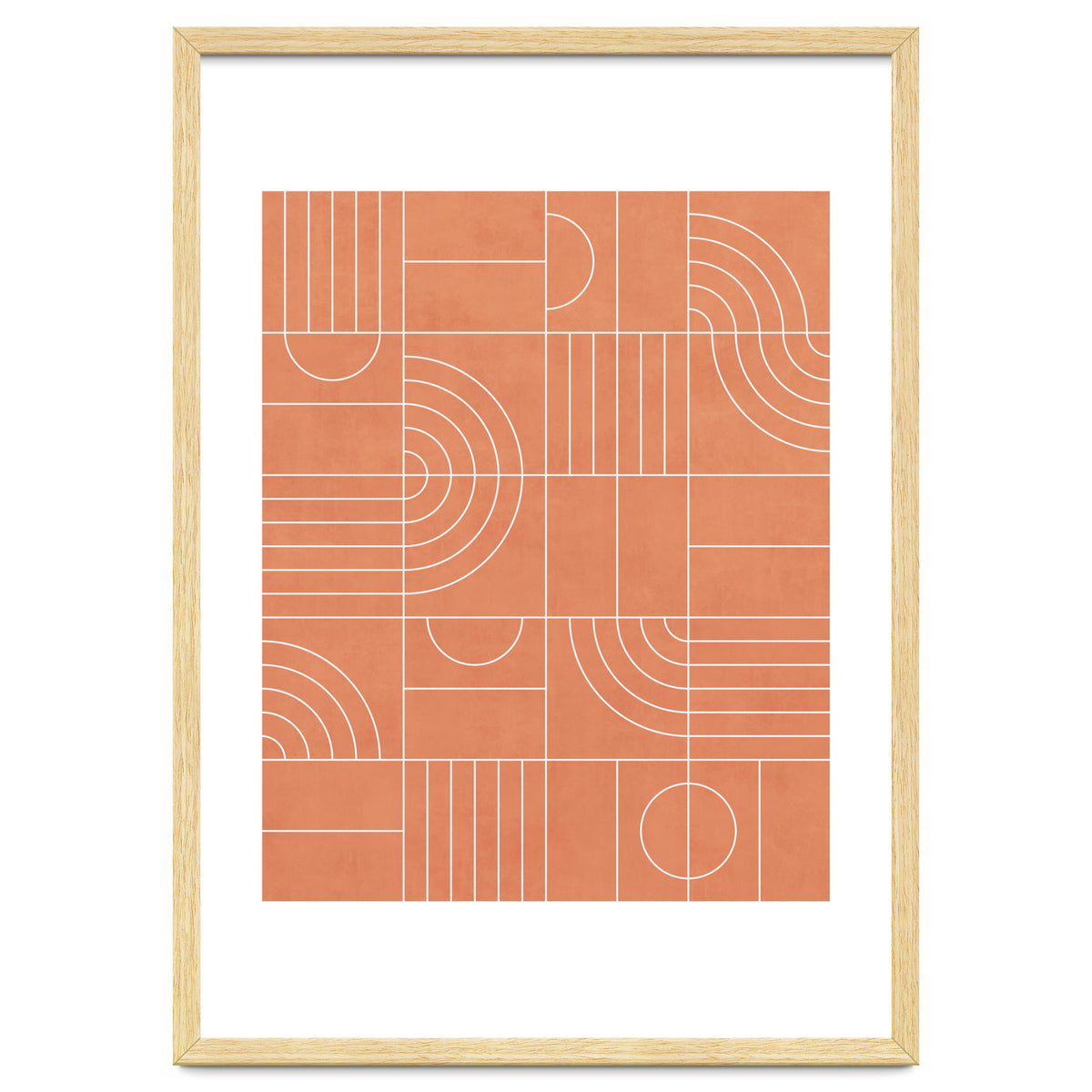 My Favorite Geometric Patterns No.23 - Coral
