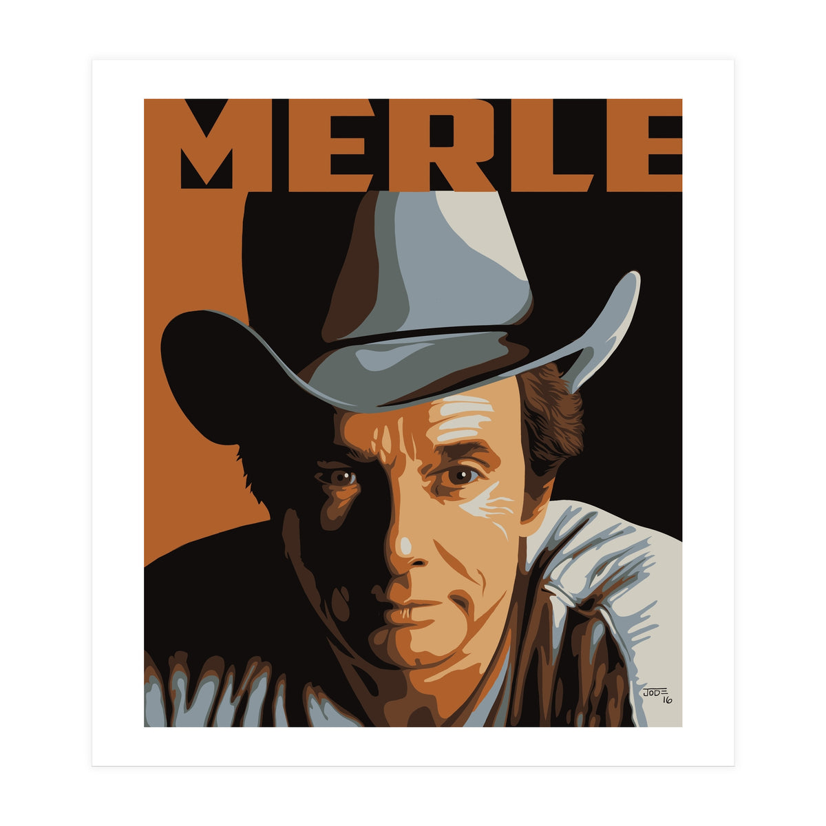Merle Haggard Poster (Print Only)