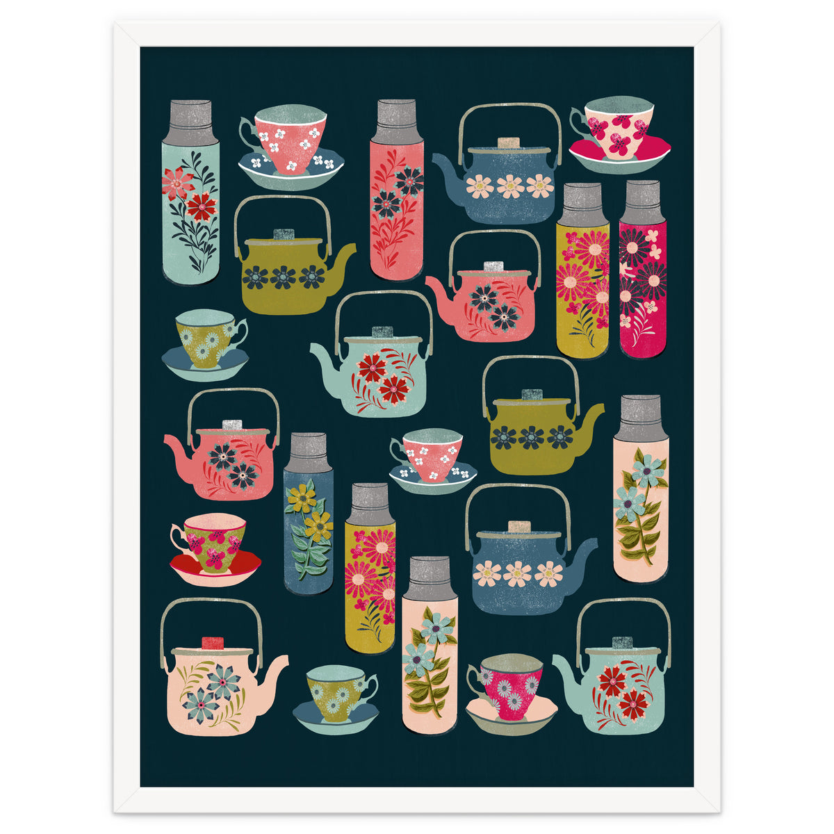 Vintage Thermos and Teapots