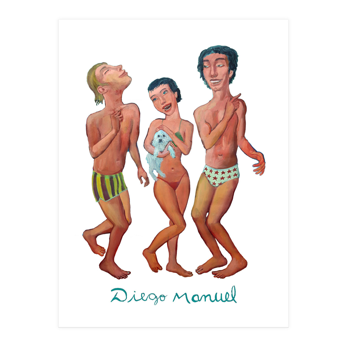 Bailando En La Playa 5ba (Print Only)