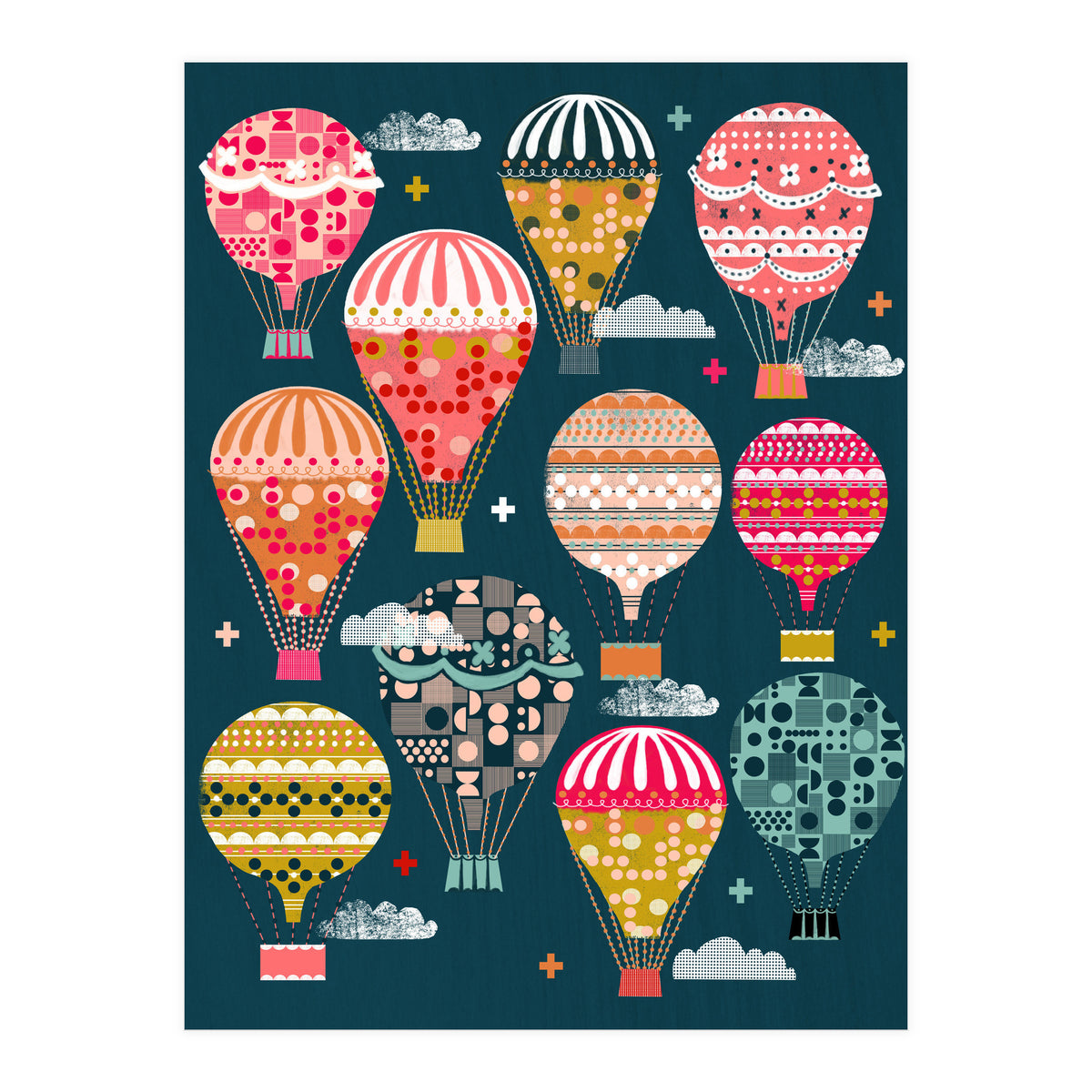 Hot Air Balloons (Print Only)