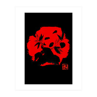 panda in red (Print Only)