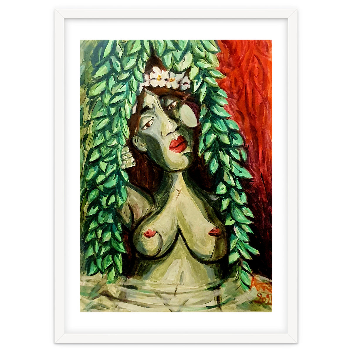 Under the willow tree