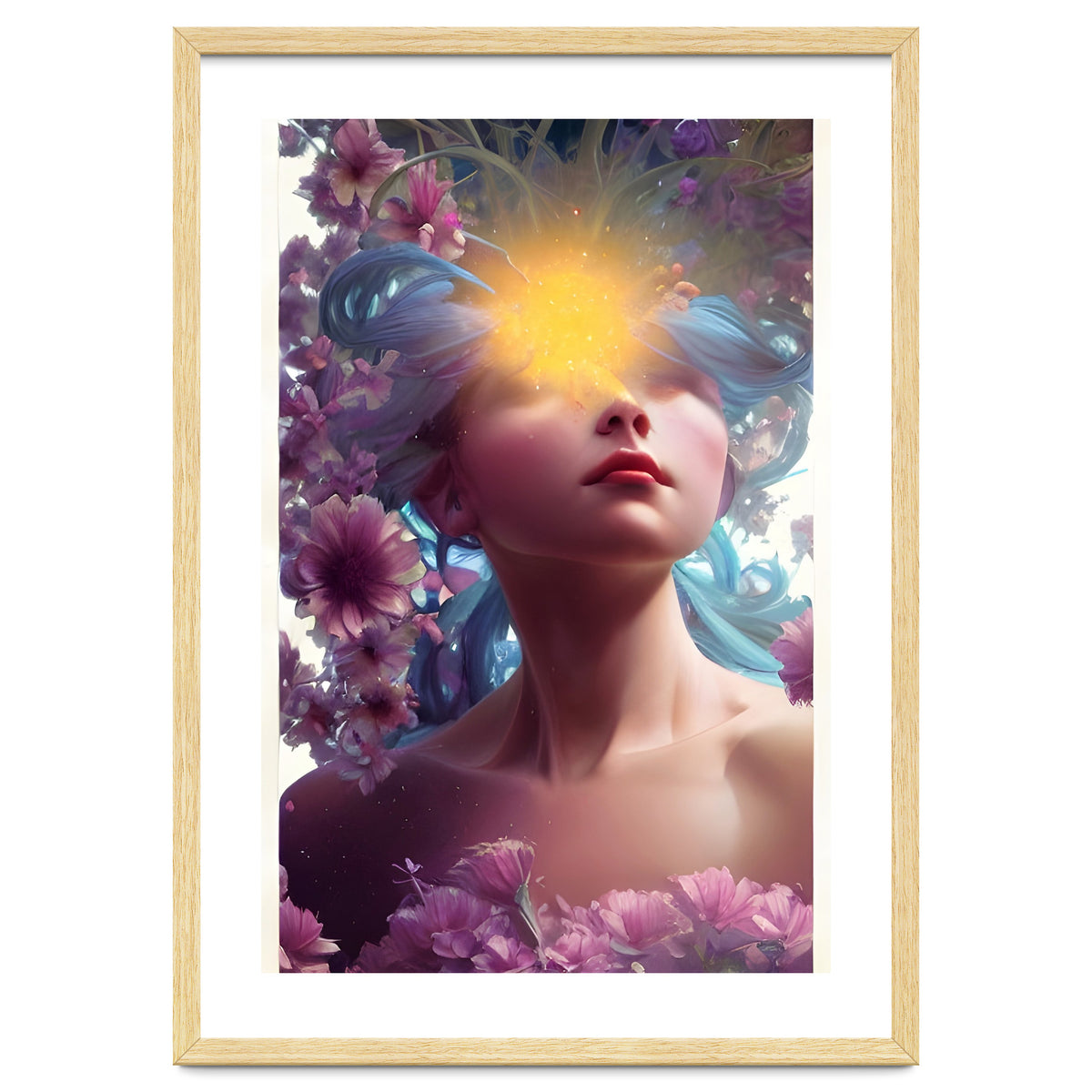 Vicky's Head In The Floral Clouds