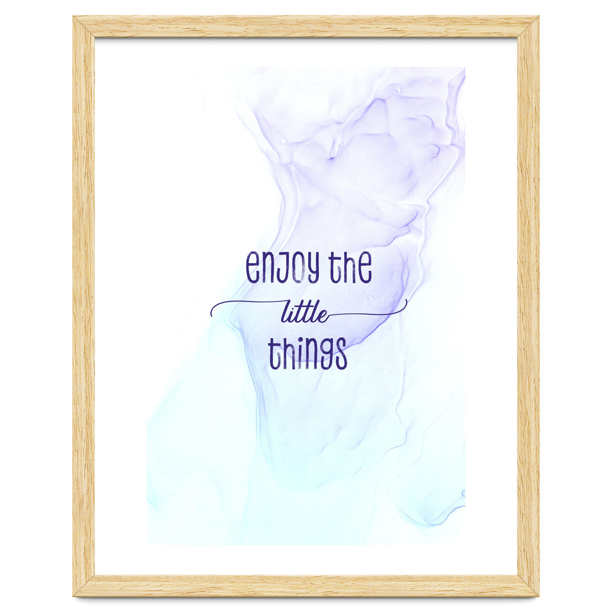 Enjoy the little things | floating colors