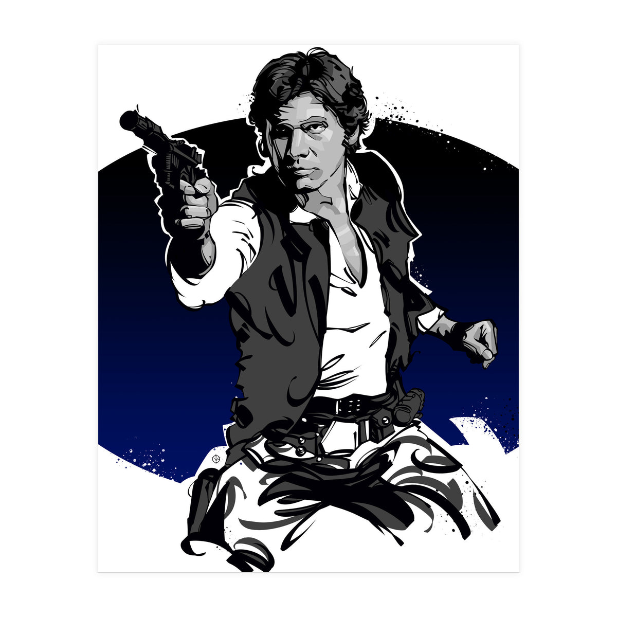 Han Solo STAR WARS (Print Only)