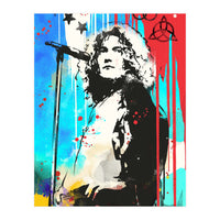 Robert Plant pop art poster (Print Only)