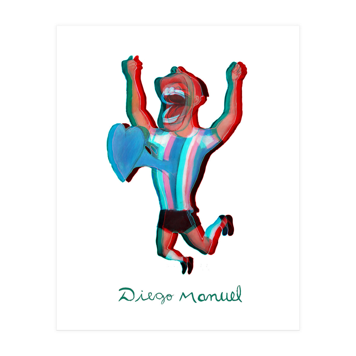 Gol De Argentina 3d B (Print Only)