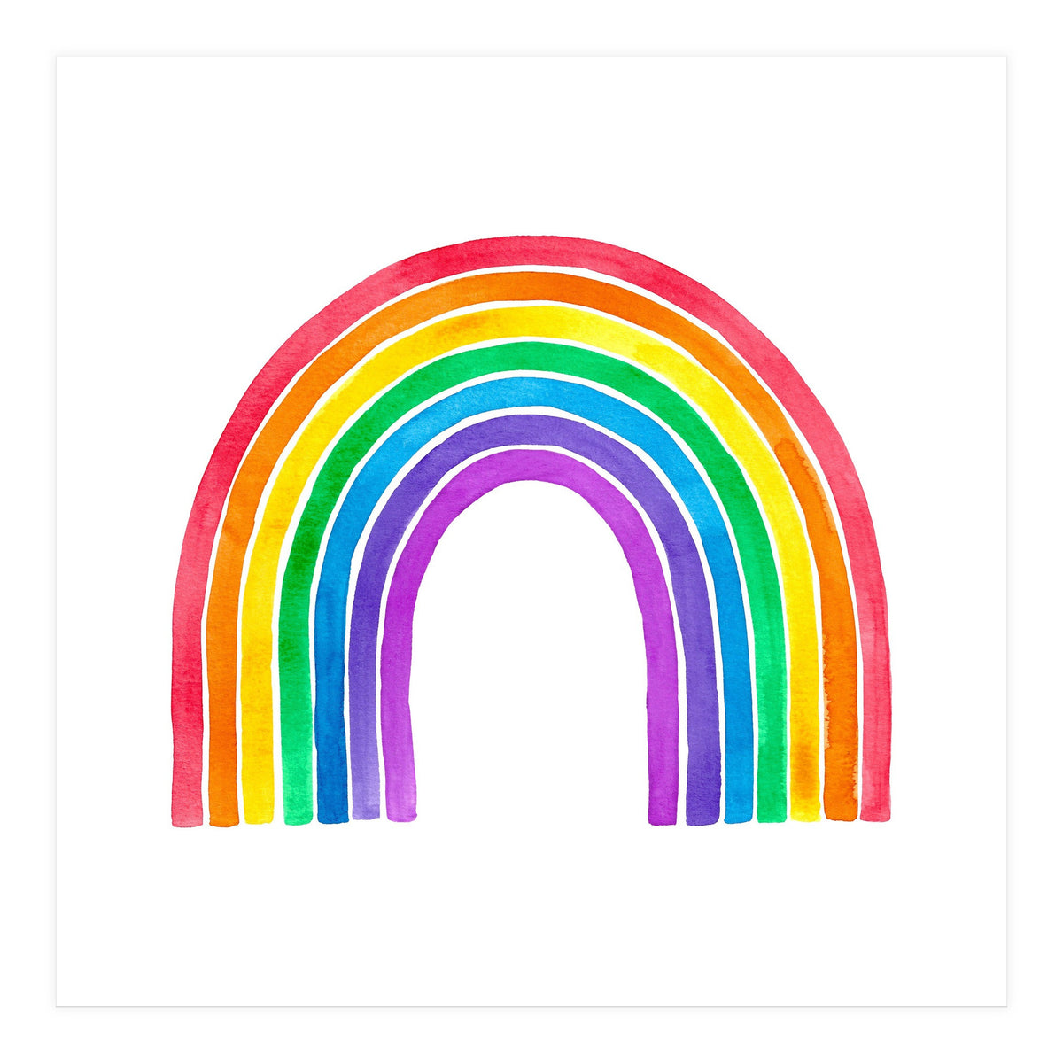 Watercolour Rainbow (Print Only)