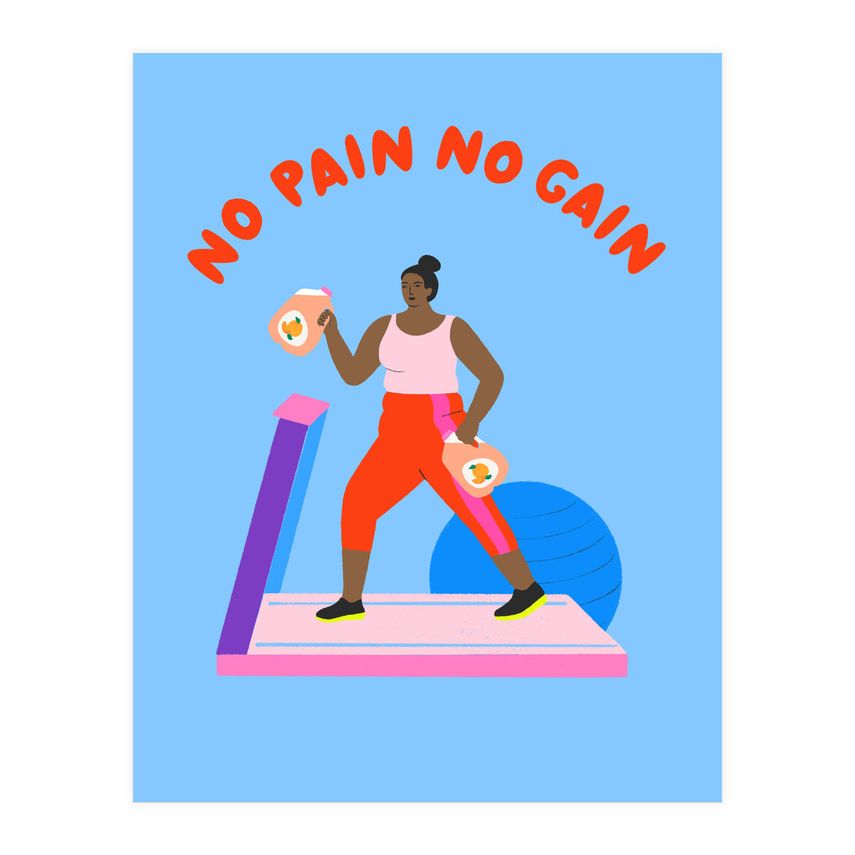 No Pain No Gain (Print Only)