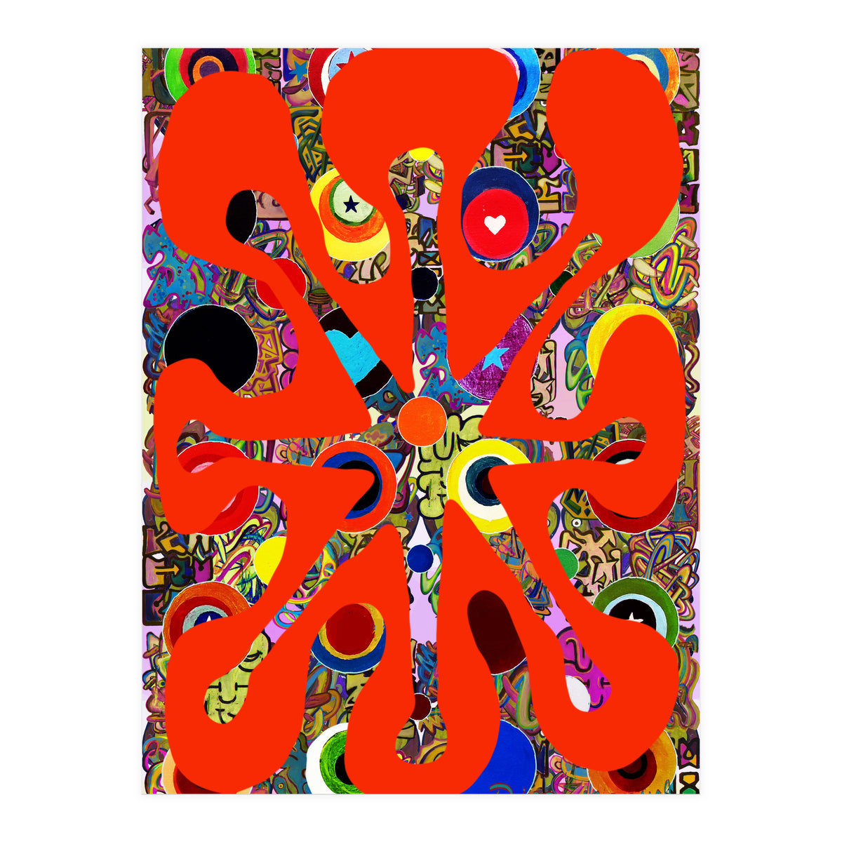 Fuego Y Graffiti 90 (Print Only)