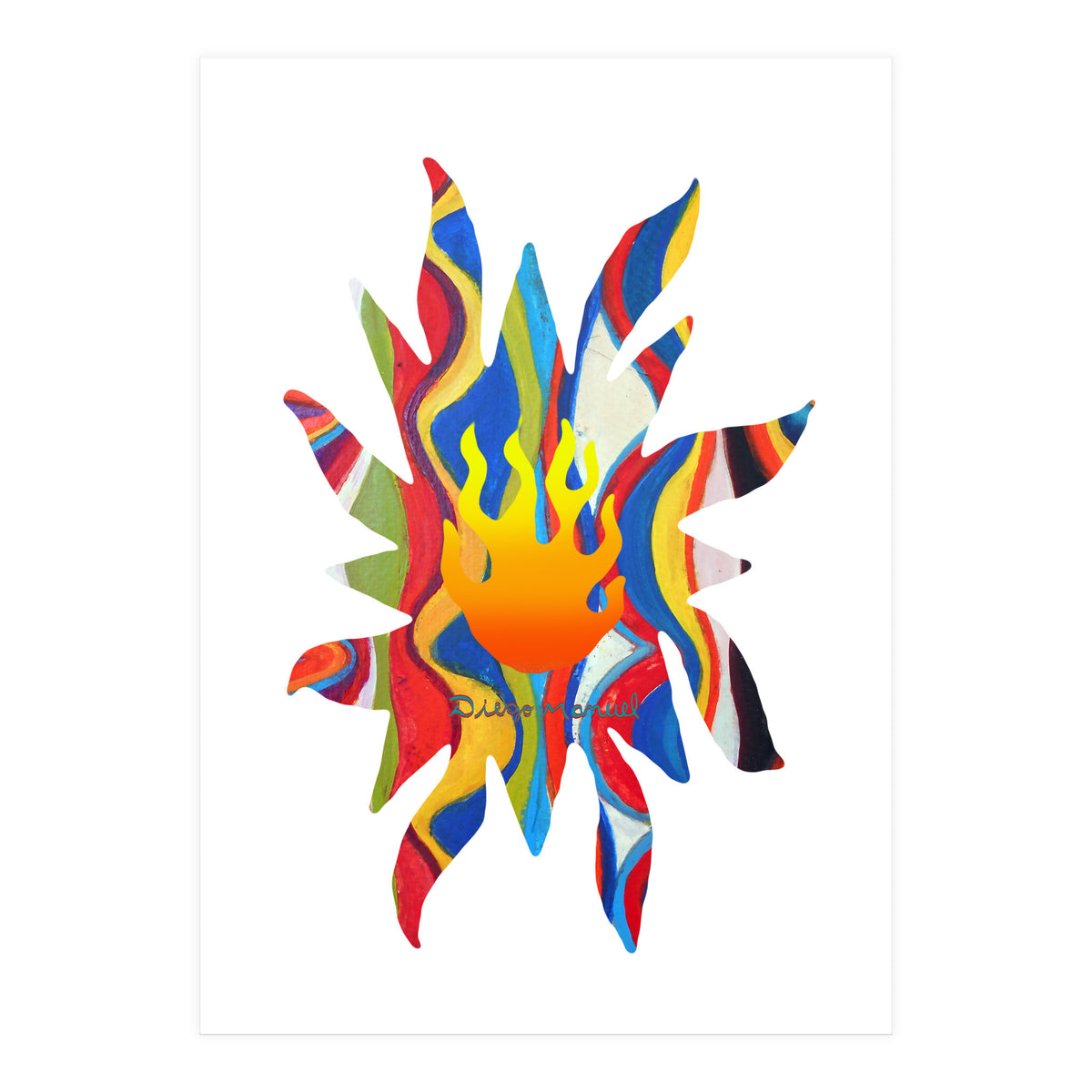 Fuego 25 Copia (Print Only)