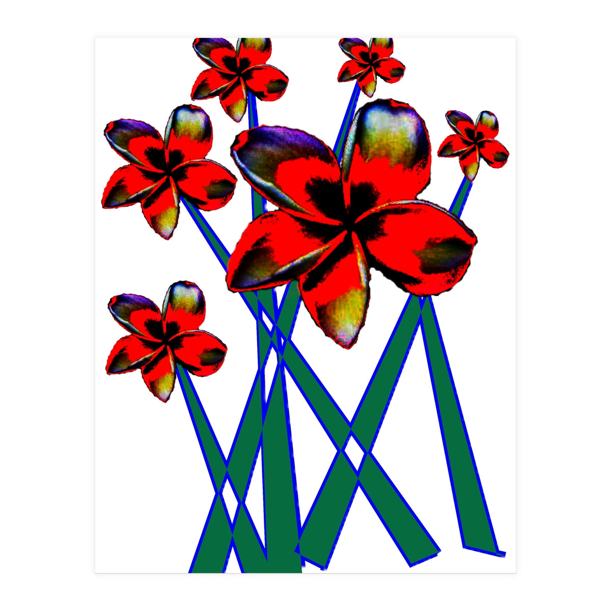 Redflowers (Print Only)