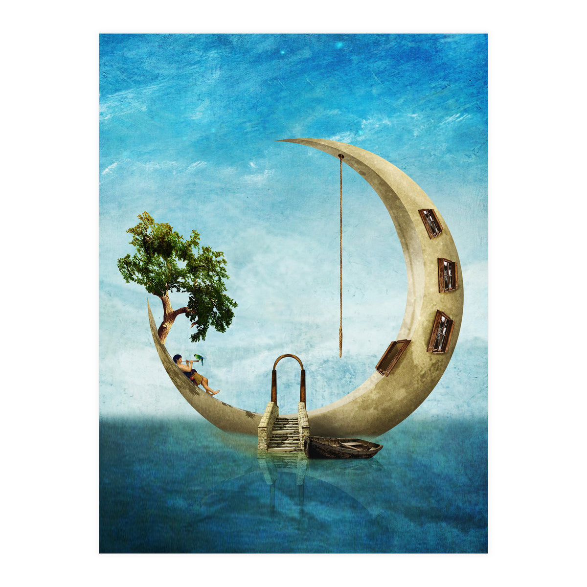 Home Sweet Moon (Print Only)