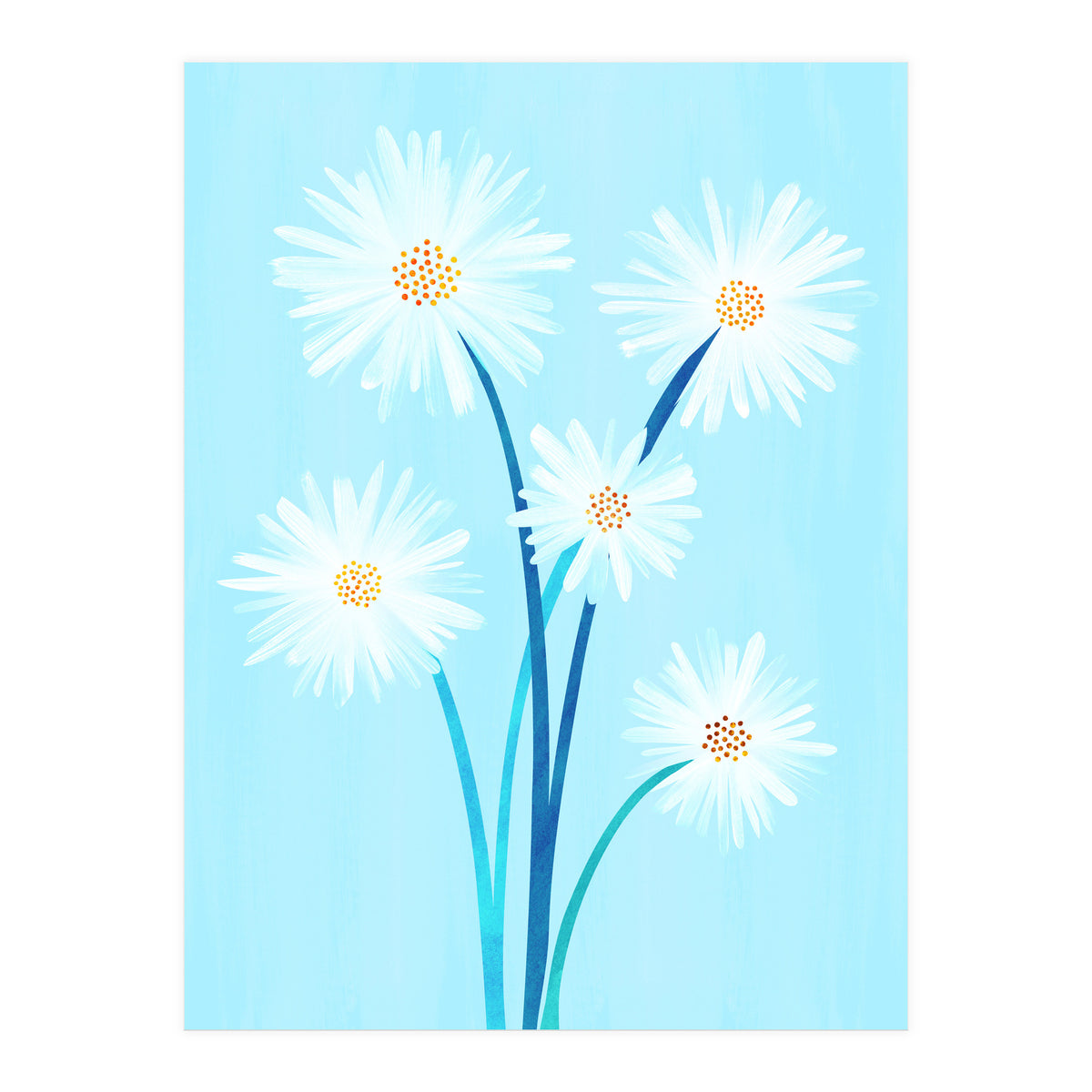 Ice Daisies (Print Only)