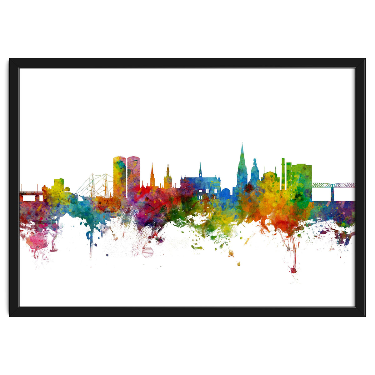 Dundee Scotland Skyline