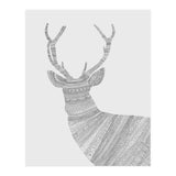 Stag Grey Poster (Print Only) thumbnail