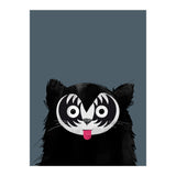 Doozal Cat Kiss (Print Only) thumbnail
