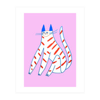 Stripey Cat (Print Only)