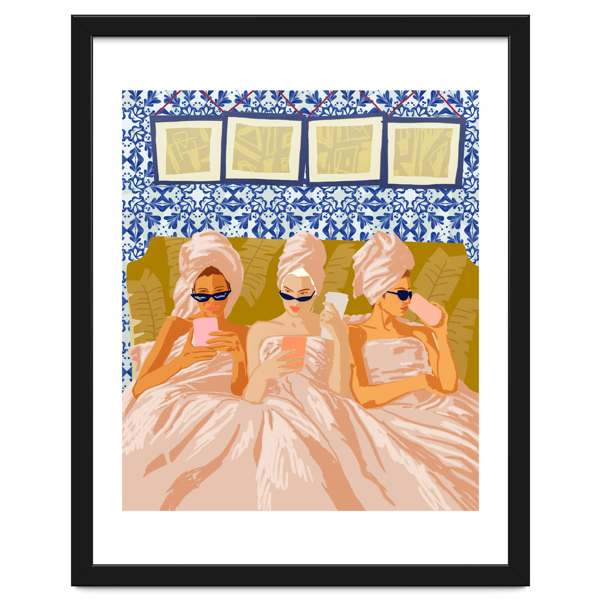 Ladies-Only Club | Girl Talk Slumber Party BFF | Bohemian Feminism Independent Moroccan Women