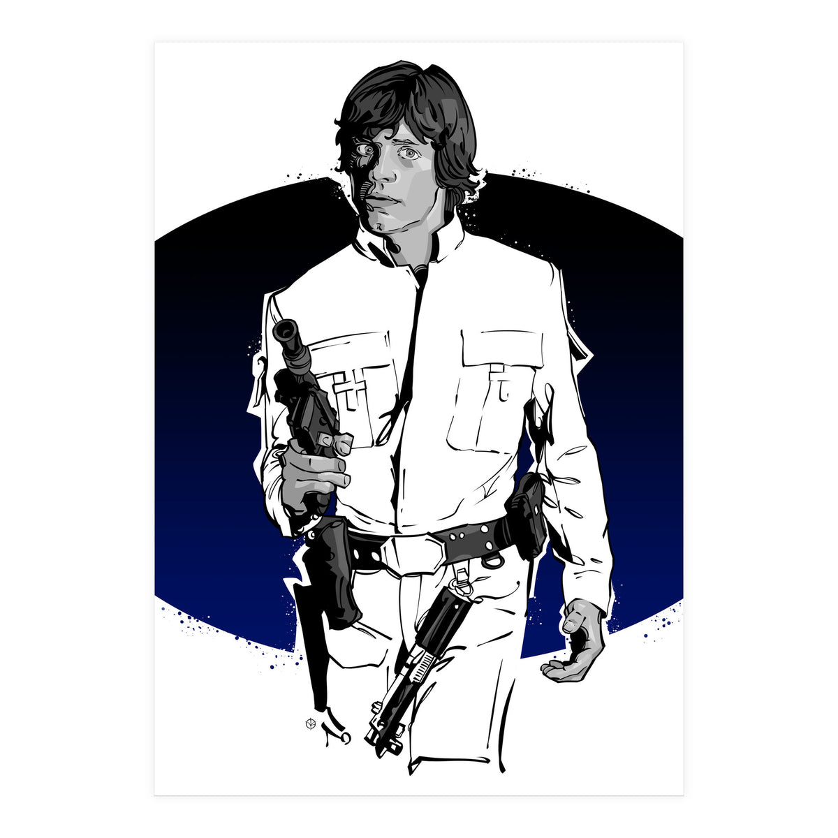 Luke Skywalker STAR WARS (Print Only)