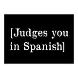 Judges You In Spanish (Print Only) thumbnail