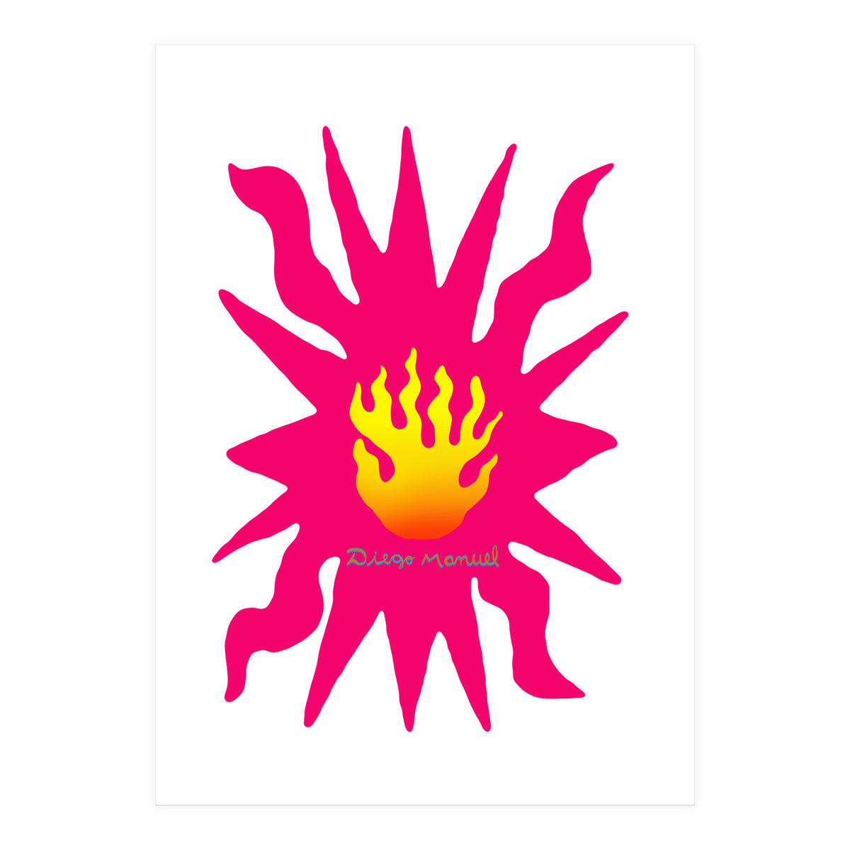 Fuego 38 Copia (Print Only)