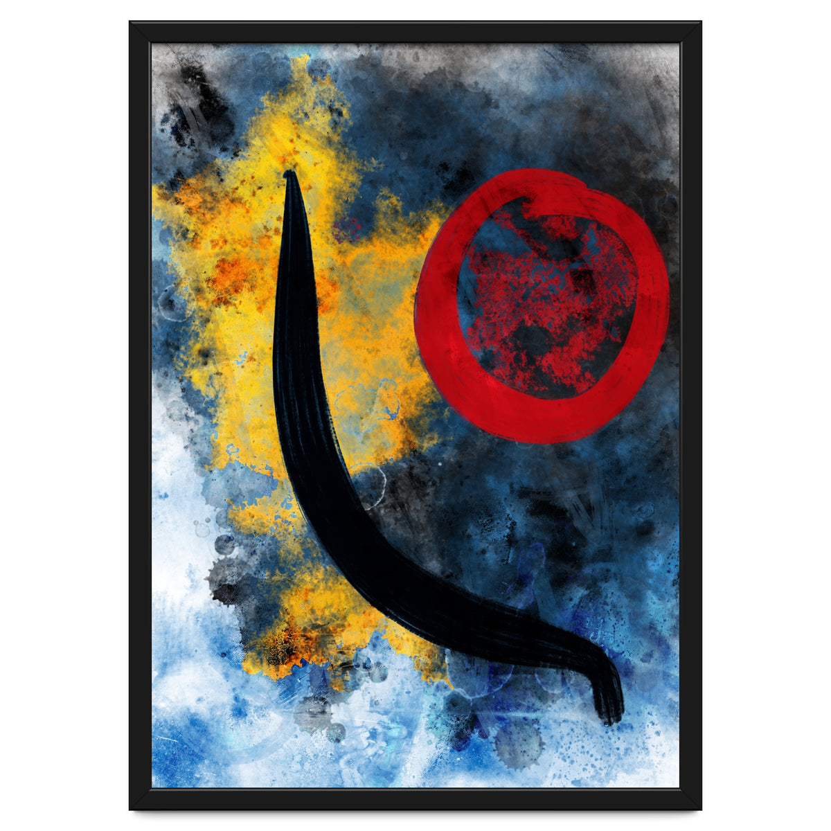 Abstract Calligraphy in the universe