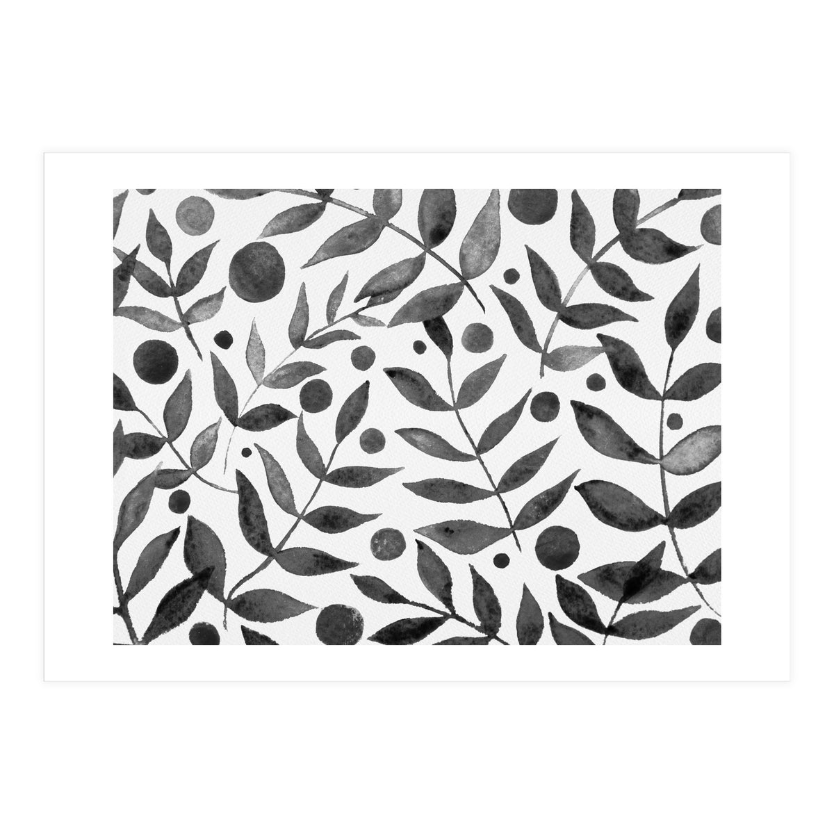 Watercolor Black Branches (Print Only)