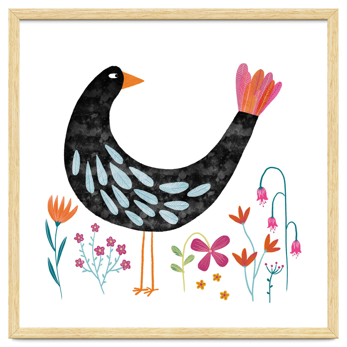 Bird with a Fancy Tail