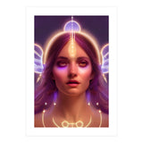 Purple Haze - Goddess of Light Digital Fantasy Artwork (Print Only) thumbnail