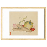 Wang Chengyu~flowers And Vegetables, Vegetables, Fruits, Yam, Apple, Pear