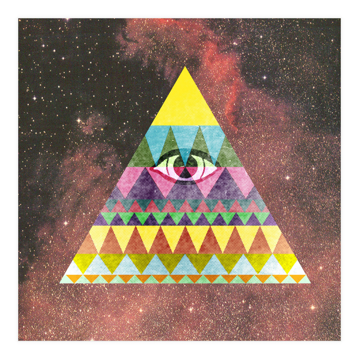 Pyramid In Space (Print Only)