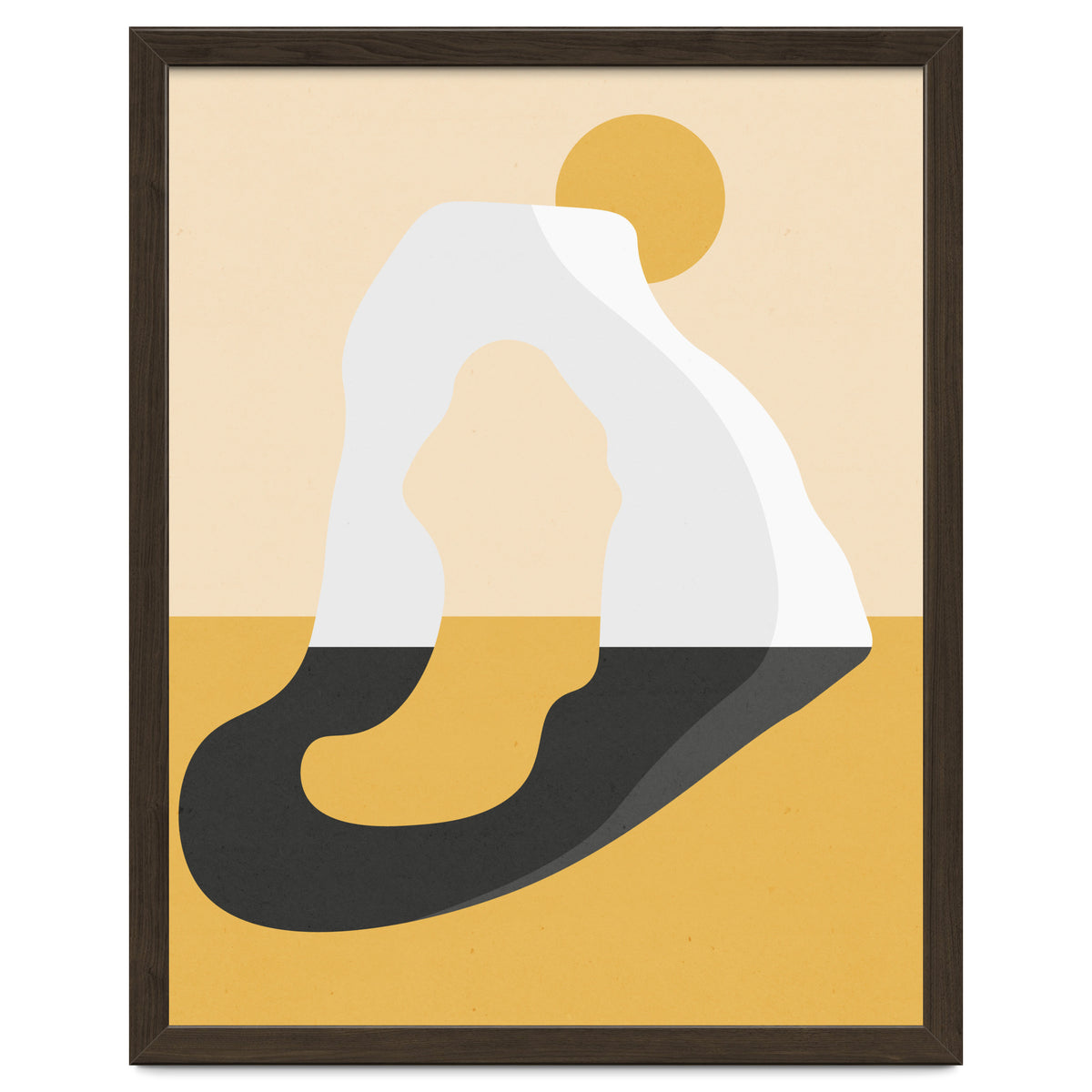 Abstract Arch - Golden Desert