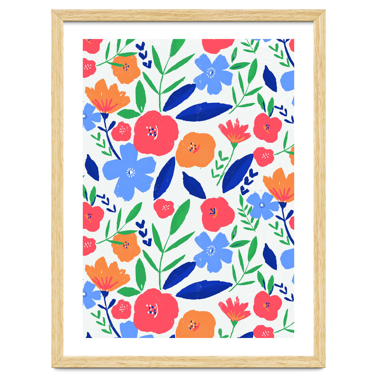 Bold Floral All Over Pattern