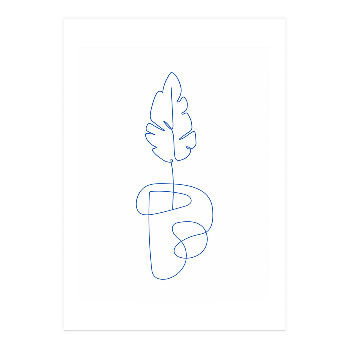 One Line Art Botanical (Print Only)